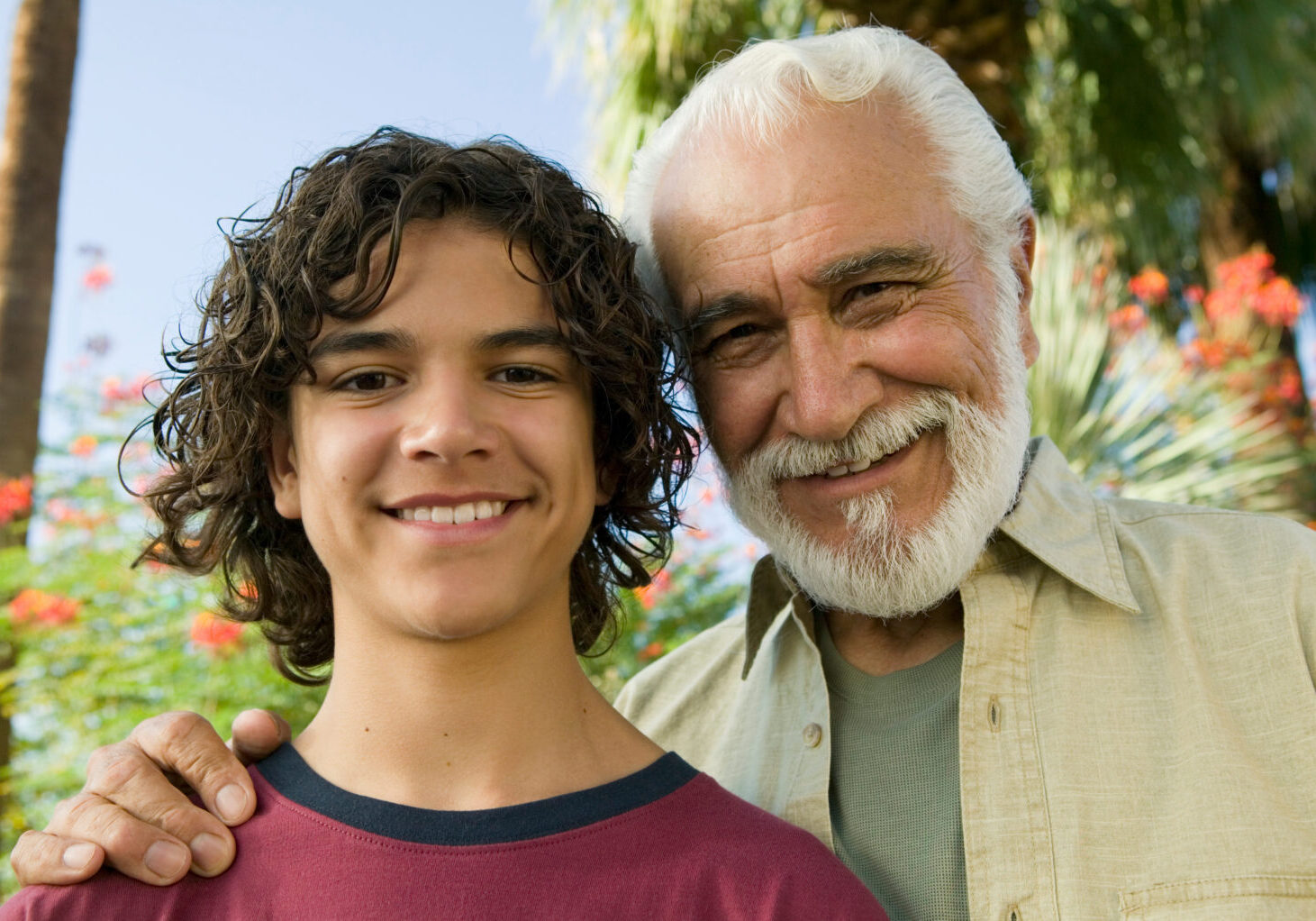 Boy with Grandfather